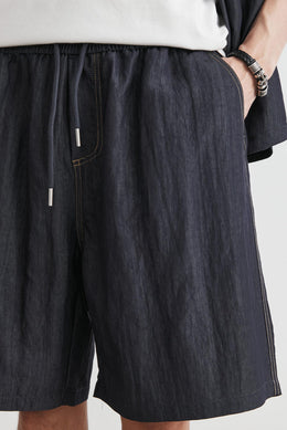 Men's Short Sleeve Shirt & Shorts 2-Piece Set