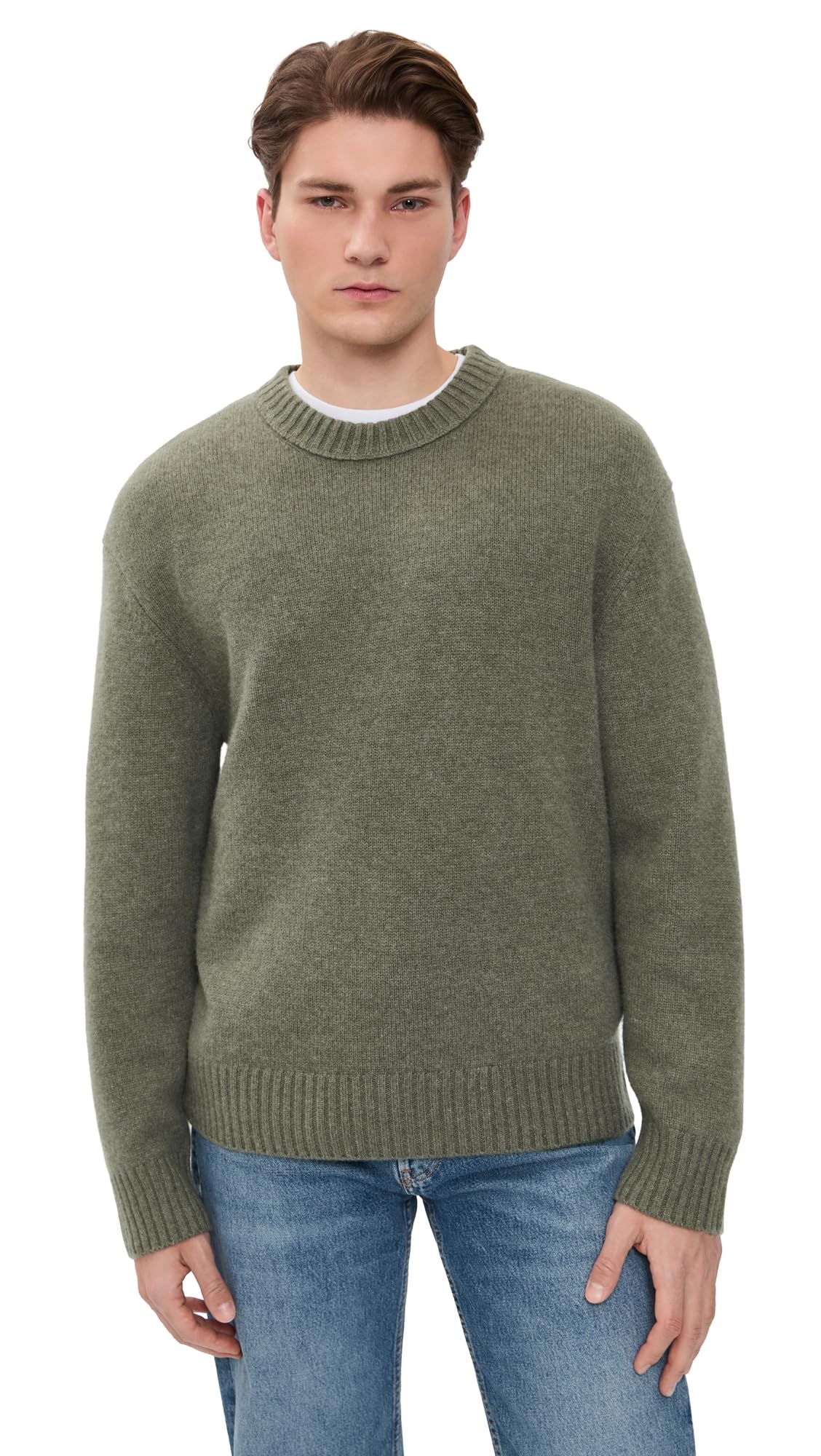 FRAME Men's Cashmere Crew Neck Sweater