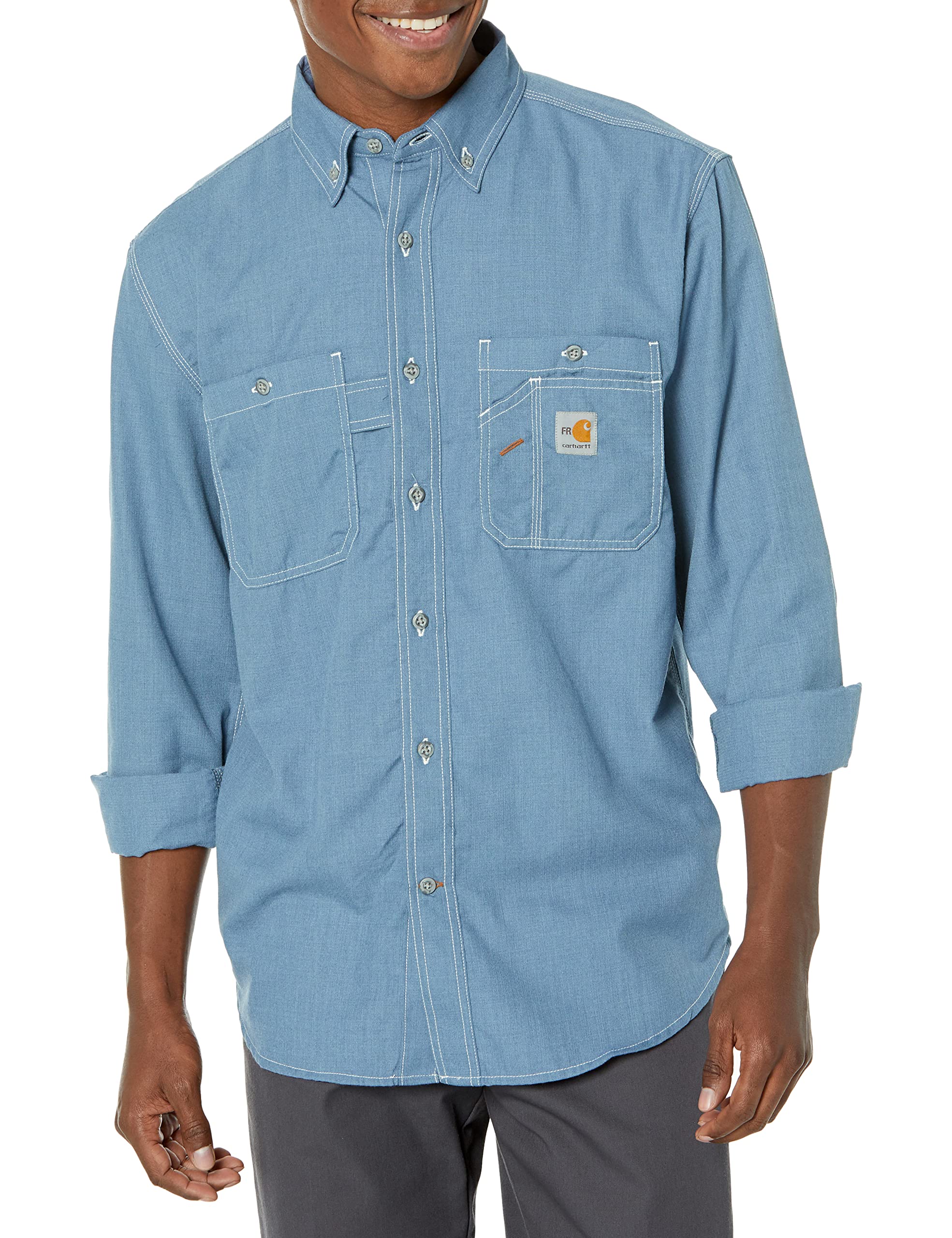 Carhartt Men's 104138 Flame-Resistant Force® Lightweight Long Sleeve Sh