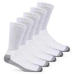 Fruit of the Loom Men’s Work Gear Cushioned Crew Socks 10 Pair