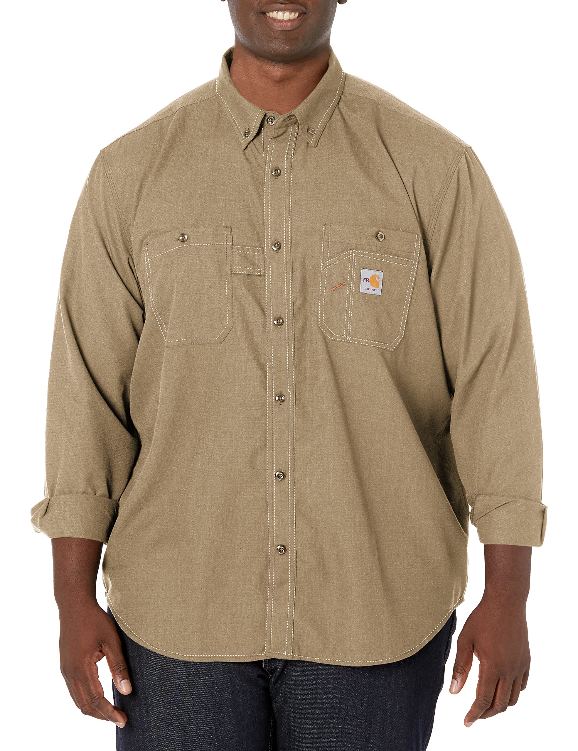 Carhartt Men's 104138 Flame-Resistant Force® Lightweight Long Sleeve Sh