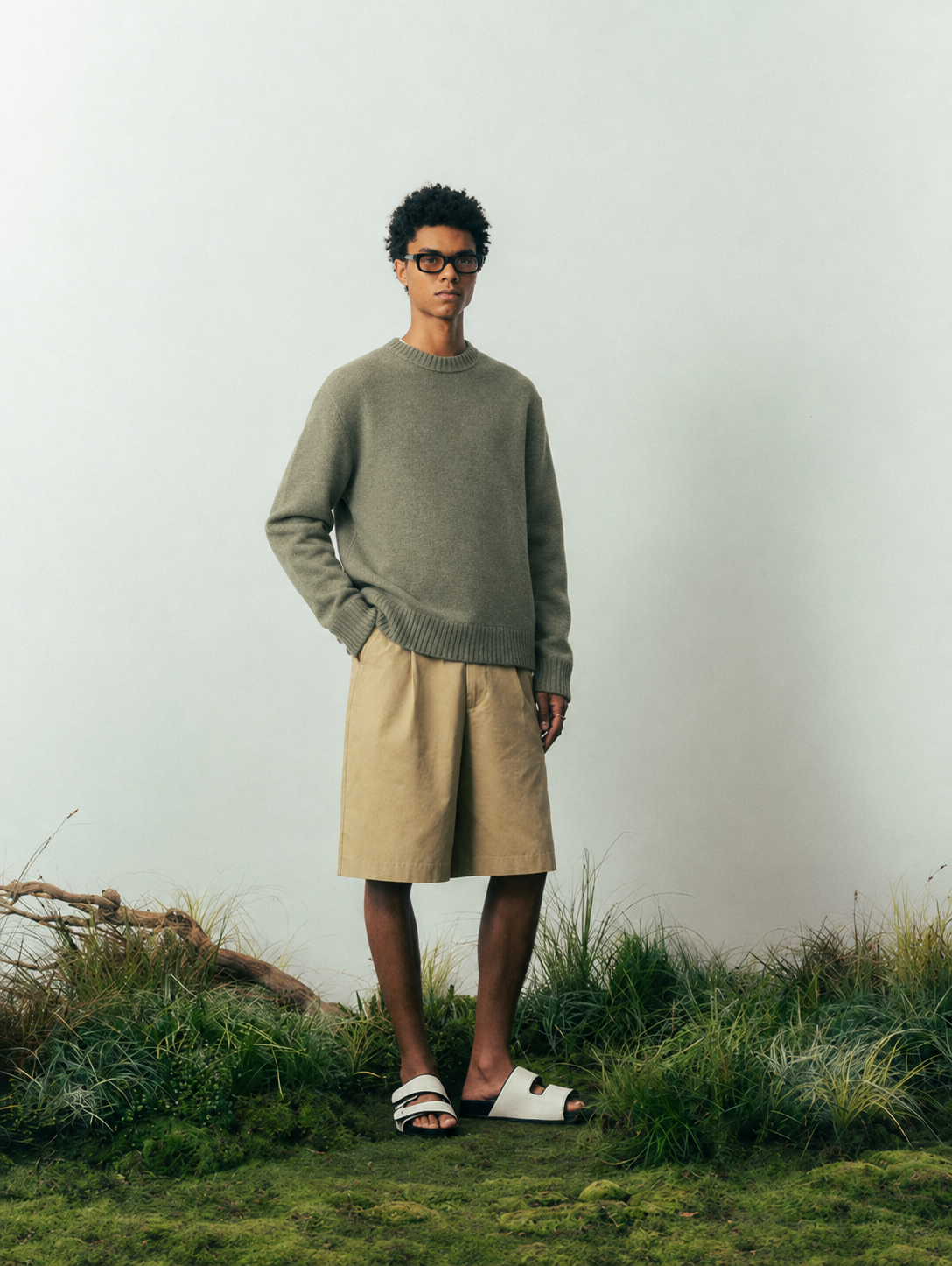 Menswear light outerwear outfit
